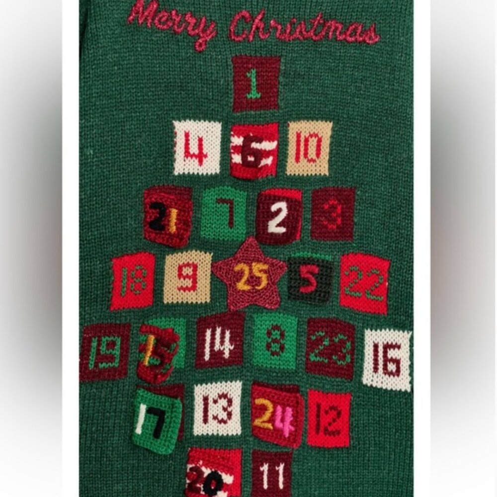 ZARA ADVENT CALENDAR CHRISTMAS KNIT JUMPER NWT - Picture 3 of 6